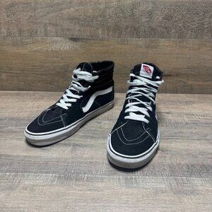 Vans Black Suede High Top Sneakers Men's Size 9.5